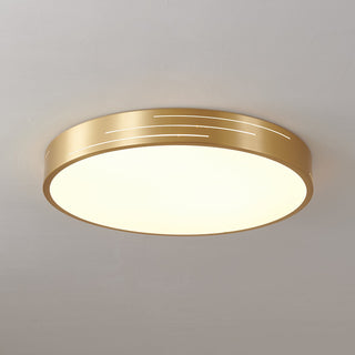 Lustra Plafonnier Laiton Acrylique Moderne-Luire