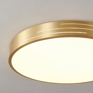 Lustra Plafonnier Laiton Acrylique Moderne-Luire