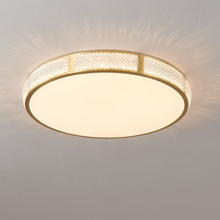 Lustra Plafonnier Laiton Acrylique Moderne-Luire