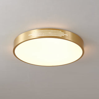 Lustra Plafonnier Laiton Acrylique Moderne-Luire