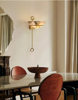 Tether Alabaster Wall Light-Neutral Decor