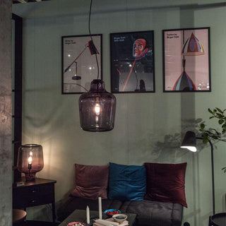 Eanlari Lampe de Table Contemporaine en Verre