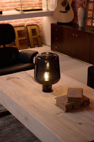Eanlari Lampe de Table Contemporaine en Verre