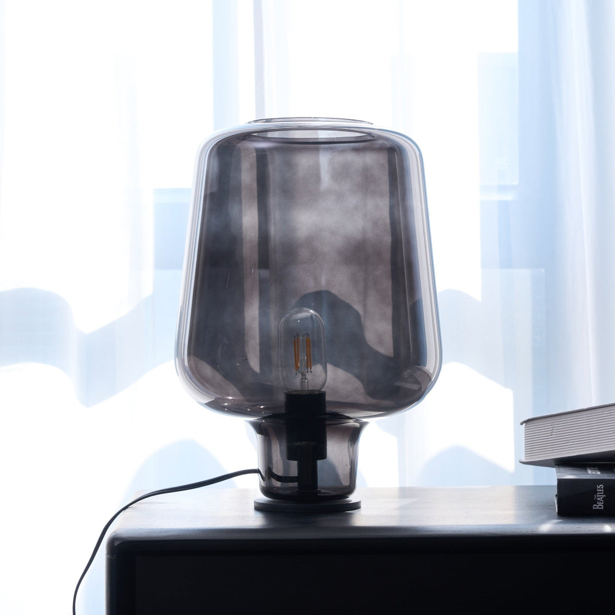 Eanlari Lampe de Table Contemporaine en Verre
