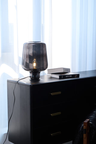 Eanlari Lampe de Table Contemporaine en Verre