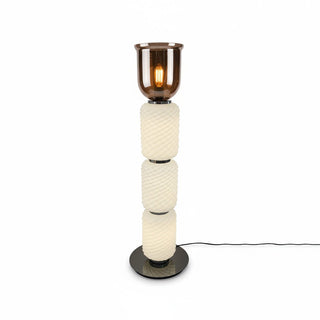 Textured Layered Glass Floor Light-Neutral Decor