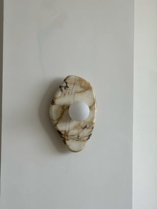 Mylirira Moderne Minimaliste Marbre Verre Applique Murale