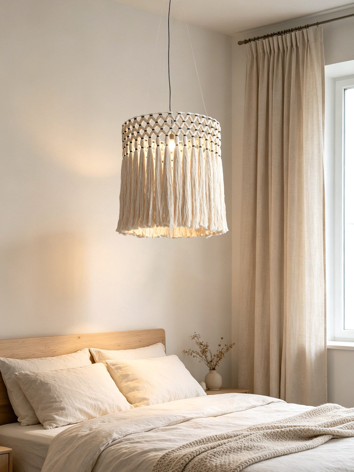 Ulmont Suspension En Macramé À Franges