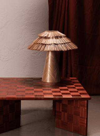 Thatch Table Lamp-Neutral Decor