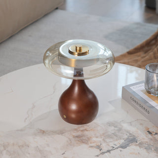 Airdes Bois Vintage Lampe de Table