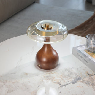 Airdes Bois Vintage Lampe de Table