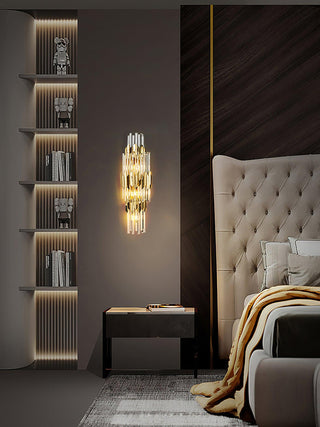 Abrahamson Nordic Art Trois Couches Cristal Luminaire Mural-Luire