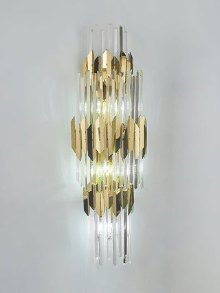 Abrahamson Nordic Art Trois Couches Cristal Luminaire Mural-Luire