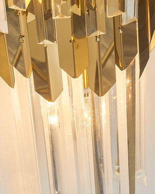 Abrahamson Nordic Art Trois Couches Cristal Luminaire Mural-Luire