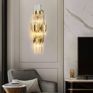 Abrahamson Nordic Art Trois Couches Cristal Luminaire Mural-Luire