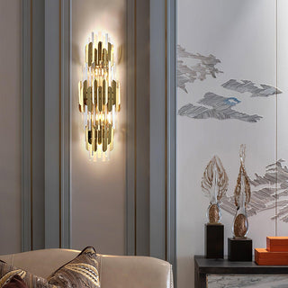 Abrahamson Nordic Art Trois Couches Cristal Luminaire Mural-Luire