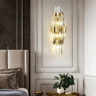 Abrahamson Nordic Art Trois Couches Cristal Luminaire Mural-Luire