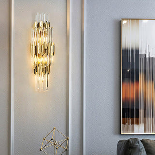 Abrahamson Nordic Art Trois Couches Cristal Luminaire Mural-Luire
