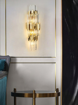 Abrahamson Nordic Art Trois Couches Cristal Luminaire Mural-Luire