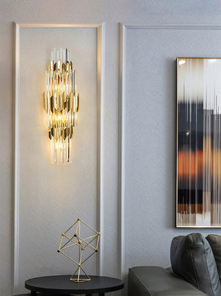 Abrahamson Nordic Art Trois Couches Cristal Luminaire Mural-Luire