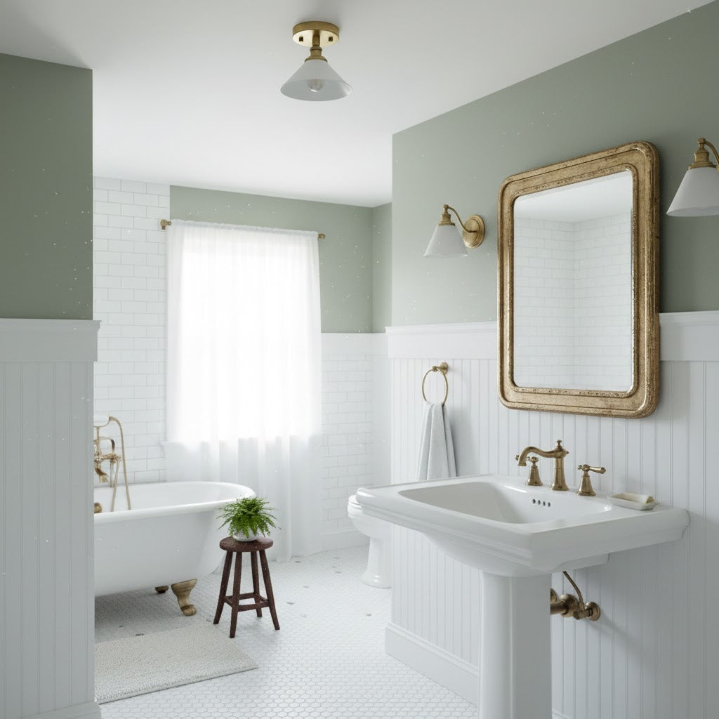 Aureleon Plafonnier en Laiton Design Minimaliste