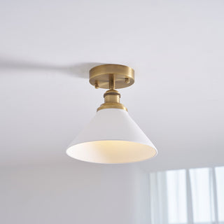 Aureleon Plafonnier en Laiton Design Minimaliste