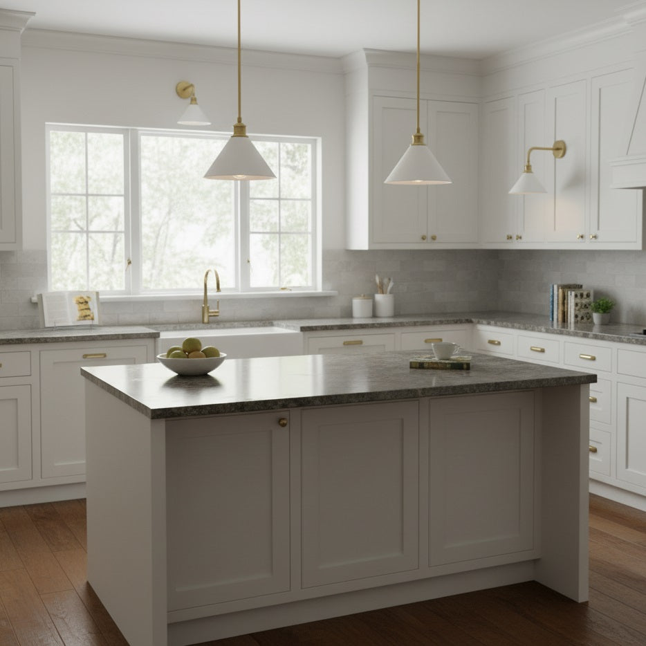 Soluenne Suspension en Laiton Contemporaine