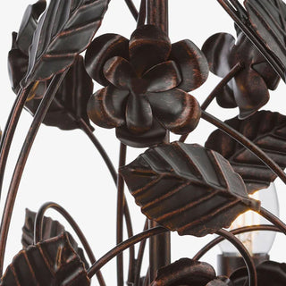 Rosaio Wrought Iron Chandelier-Neutral Decor