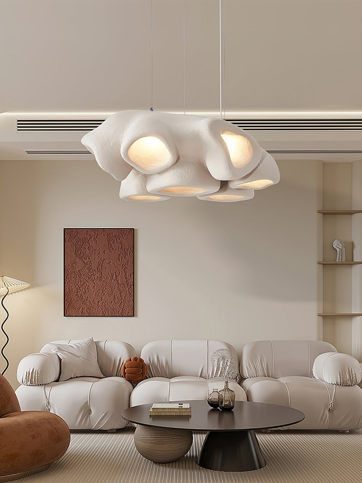 Cloud Lampe Suspendue Moderne en Polystyrène