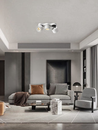 Nylaeara Lampe Plafonnier Pliable Rotatif Trois Têtes
