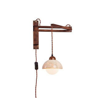 Cezoria Travertin Bras Oscillant Applique Murale