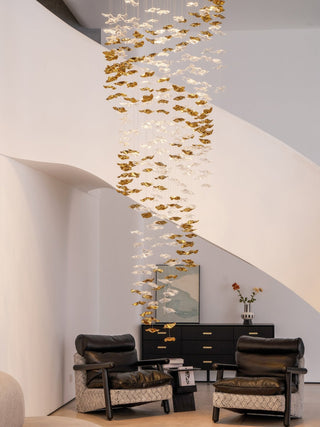 Cezorisra Lustre Linéaire en Laiton de Luxe