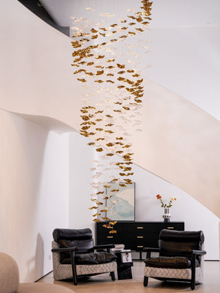 Vecarisra Suspension Lampes Art Verre Tidal Luxe