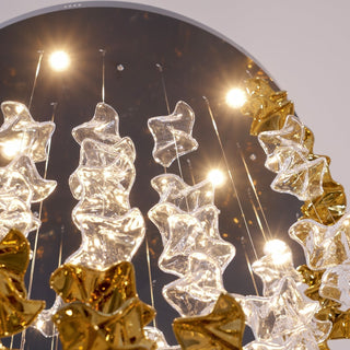 Cezorisra Lustre Linéaire en Laiton de Luxe