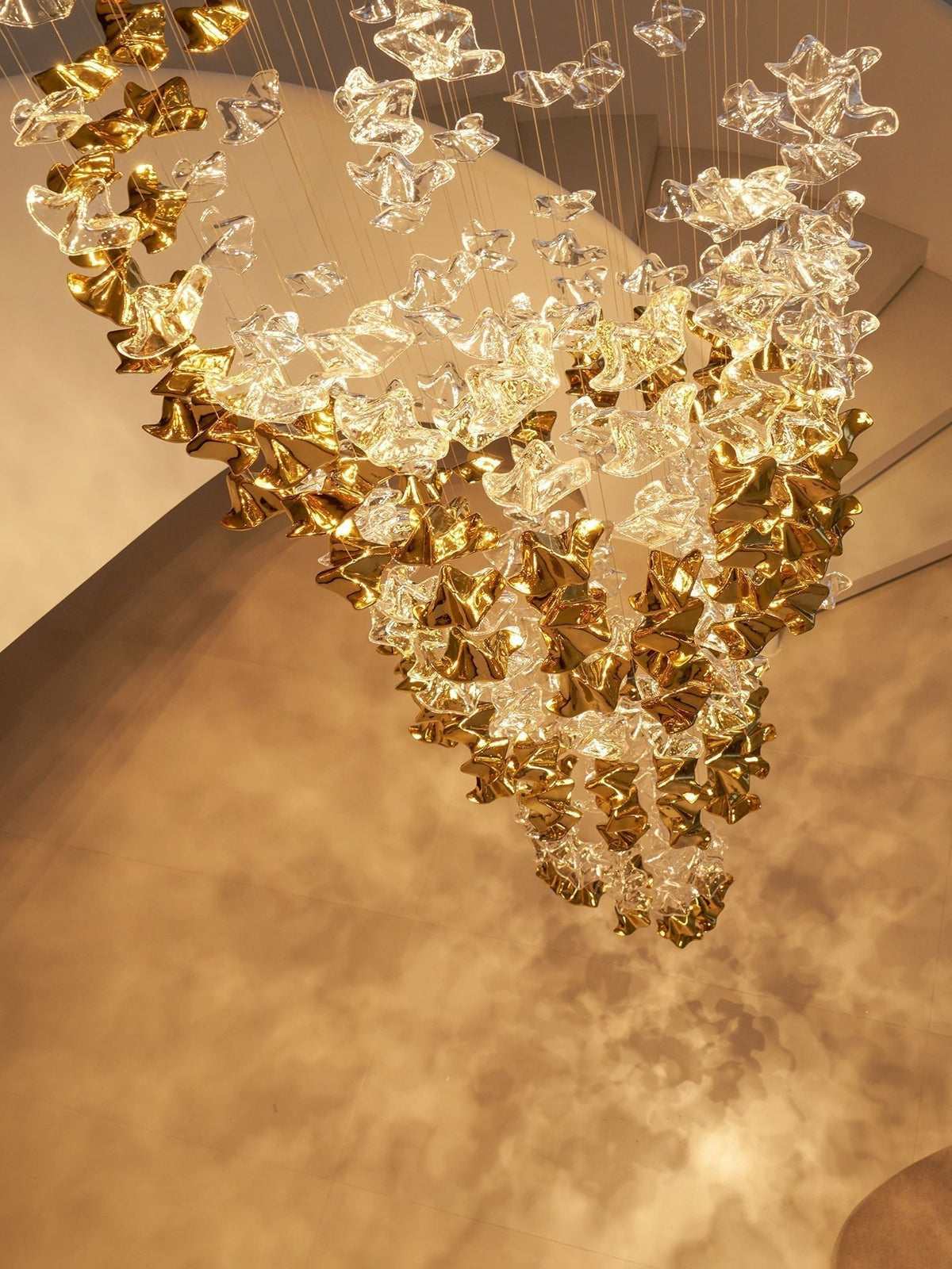 Cezorisra Lustre Linéaire en Laiton de Luxe