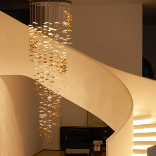 Cezorisra Lustre Linéaire en Laiton de Luxe