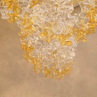 Vecarisra Suspension Lampes Art Verre Tidal Luxe