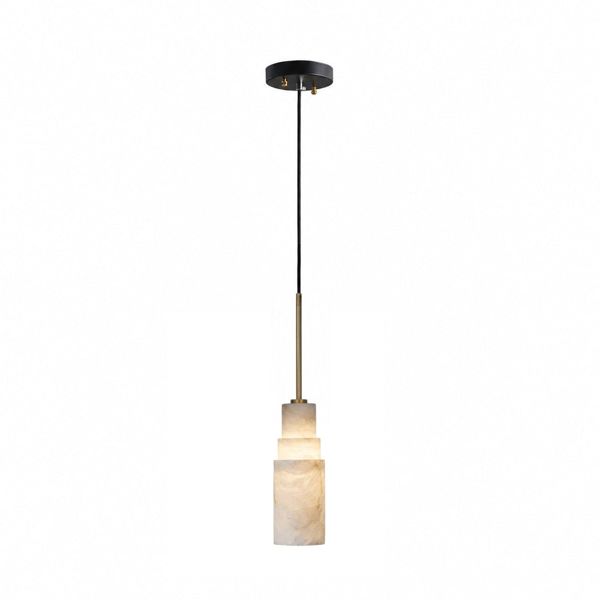Tiered Alabaster Cluster Chandelier-Neutral Decor
