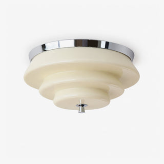 Tiered Glass Ceiling Light-Neutral Decor