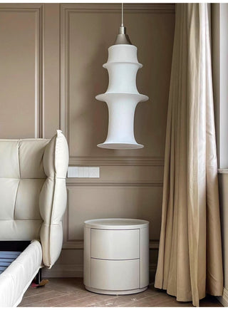Tiered Column Pendant Light-Neutral Decor
