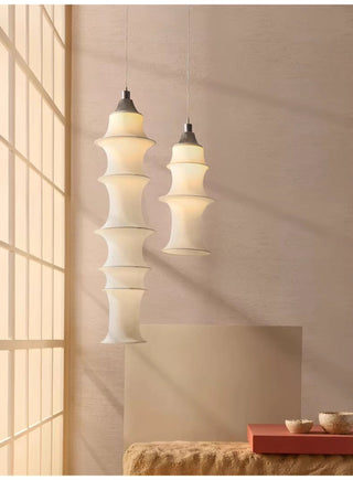Tiered Column Pendant Light-Neutral Decor