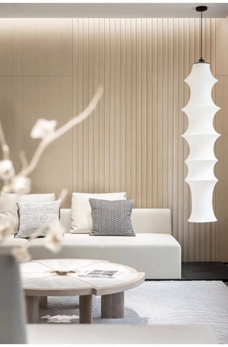 Tiered Column Pendant Light-Neutral Decor