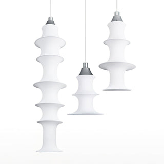 Tiered Column Pendant Light-Neutral Decor
