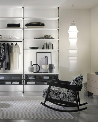 Tiered Column Pendant Light-Neutral Decor