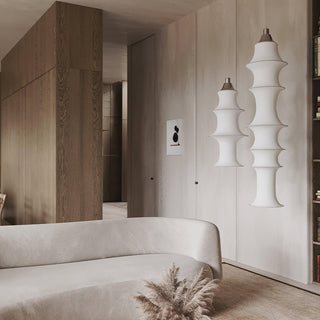 Tiered Column Pendant Light-Neutral Decor