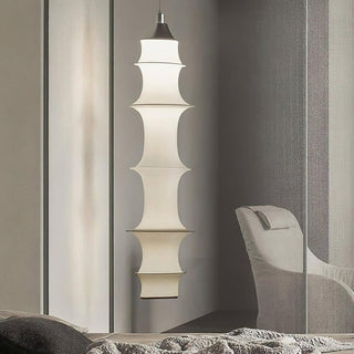 Tiered Column Pendant Light-Neutral Decor