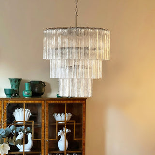 Aurora Lustre en Verre de Luxe