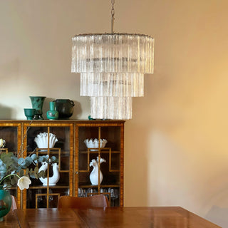 Aurora Lustre en Verre de Luxe