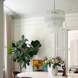 Aurora Lustre en Verre de Luxe