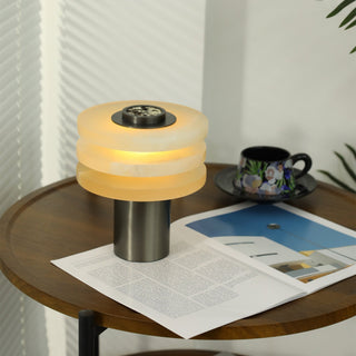 Pryt Lampe de Table en Albâtre Obélisque